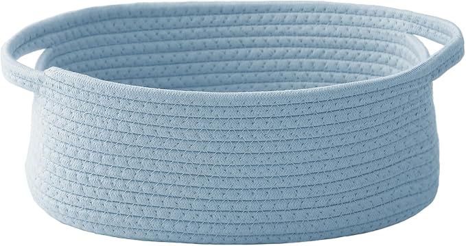 Woven Basket, Small Rope Storage Bin by JMvicyroam