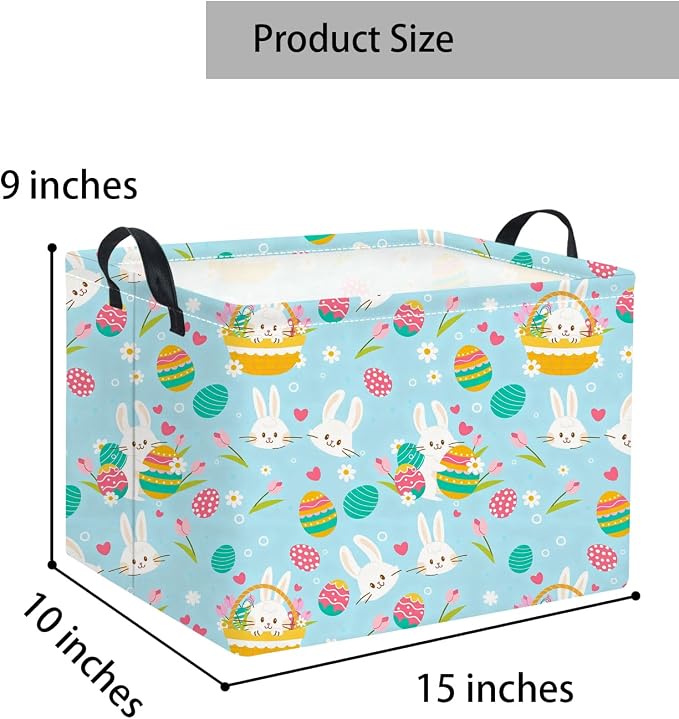 Rectangular Flower Easter Basket - Image 7