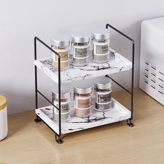 Kitchen Organizer, Small Spice Rack, Bathroom Organizer, Countertop Makeup - Image 5