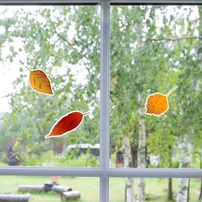 Autumn Leaves Sticker Pack Vinyl Fall Foliage Stickers - Image 5