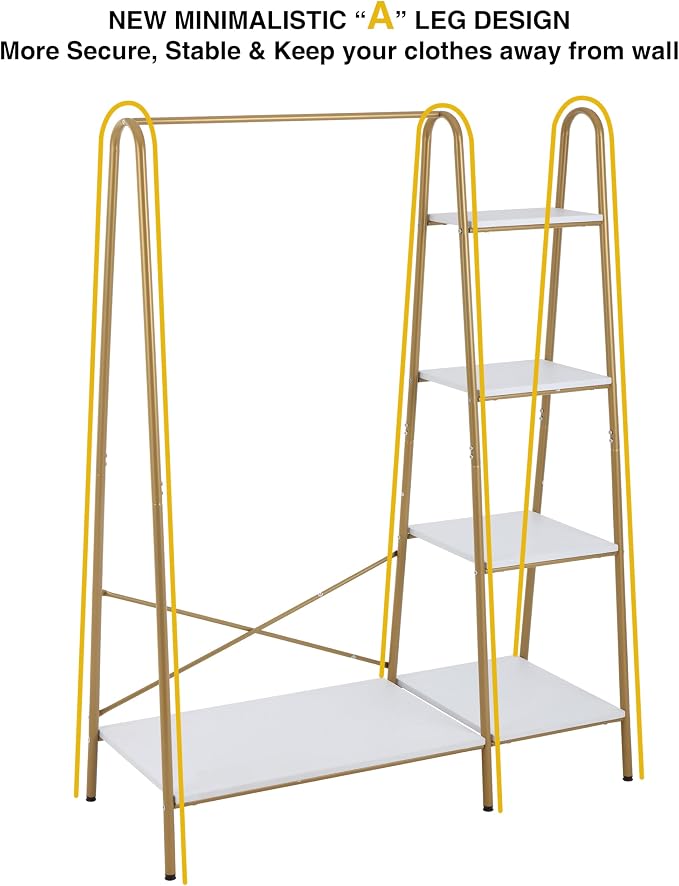 Finnhomy Clothes Rack, Clothing Rack - Image 7