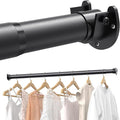 4 PACK Closet Rods for Hanging Clothes, 17 to 54 Inches Stepless Adjustable by Supforce