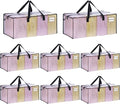 VENO 8 Pack Heavy Duty Moving Bags, Christmas Storage Bins by Veno