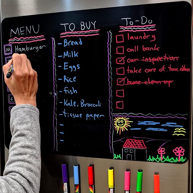 Premium Magnetic Wet/Dry-Erase Blackboard by HMmagnets
