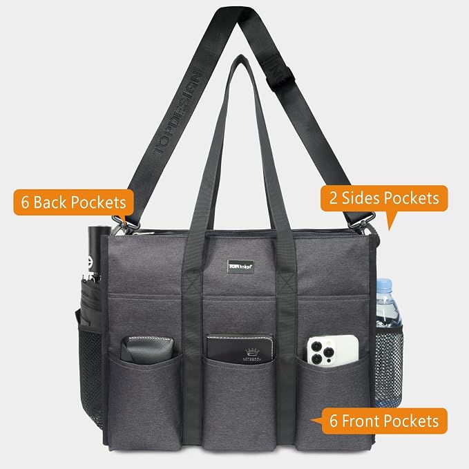 TOPDesign Utility Water Resistant Tote Bag - Image 4