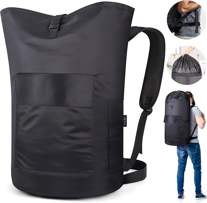 Haevon Laundry Backpack - 131L Heavy Duty Laundry Bag - Image 8
