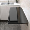Wall Mounted Folding Table, Fold Down Floating Desk by Unknown
