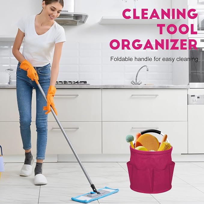 Cleaning Caddy for Cleaning Supplies, 17L Cleaning Supply Caddy - Image 3