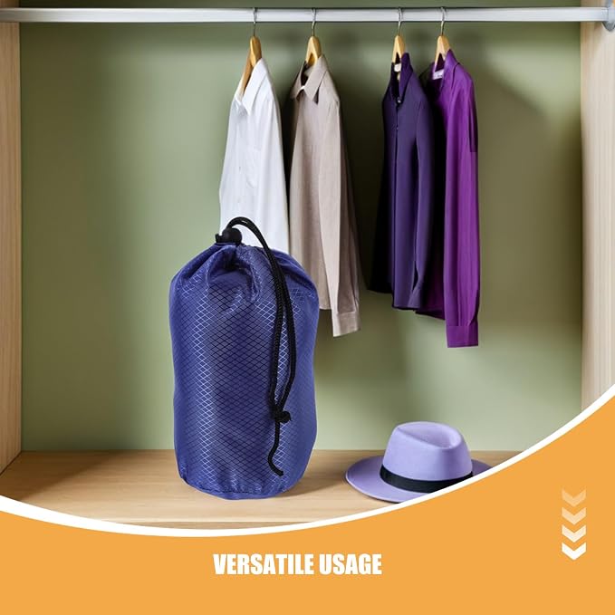 SUPVOX 2pcs Compression Storage Bags: Oxford Cloth Drawstring Stuff Sacks - Image 5