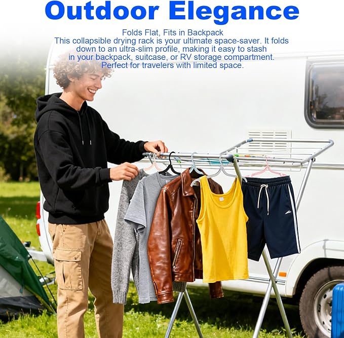 8 Pack Foldable Travel Hangers - Image 4