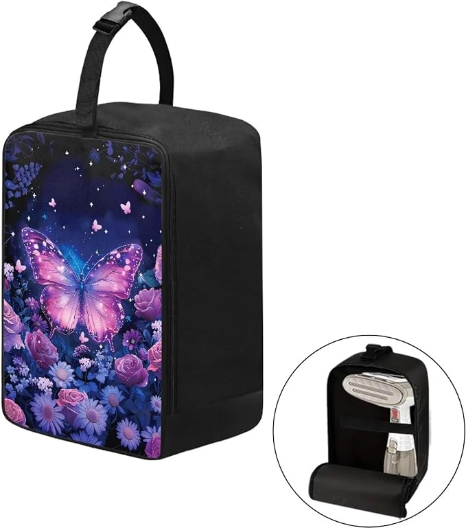 Rose Daisy Butterfly Portable Steamer Storage Bag - Image 2