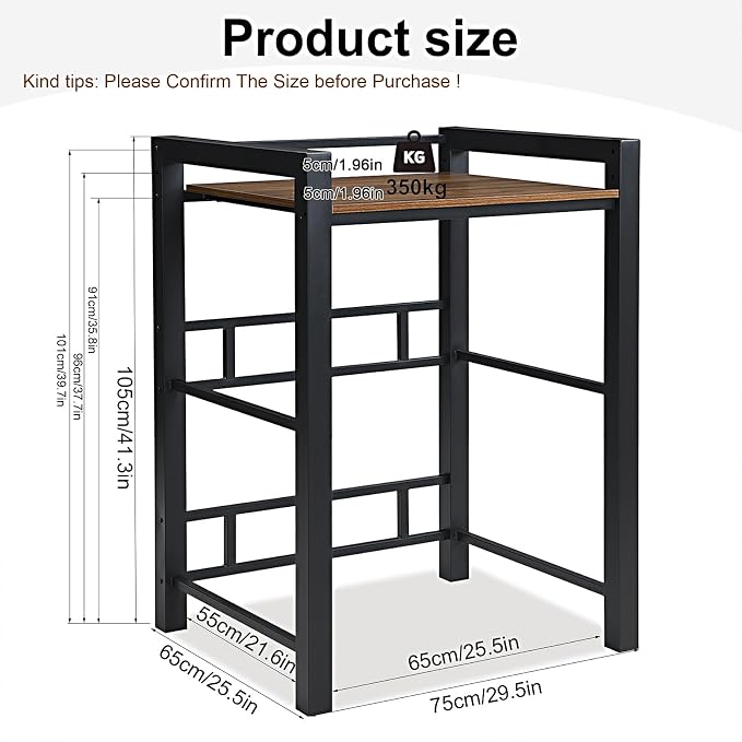 Washer Dryer Stacking Rack, 771lbs Capacity Heavy Duty Washer and Dryer - Image 2