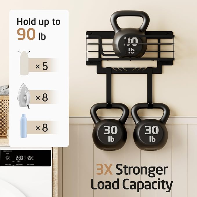 KES Ironing Board Hanger Wall Mount - Image 3