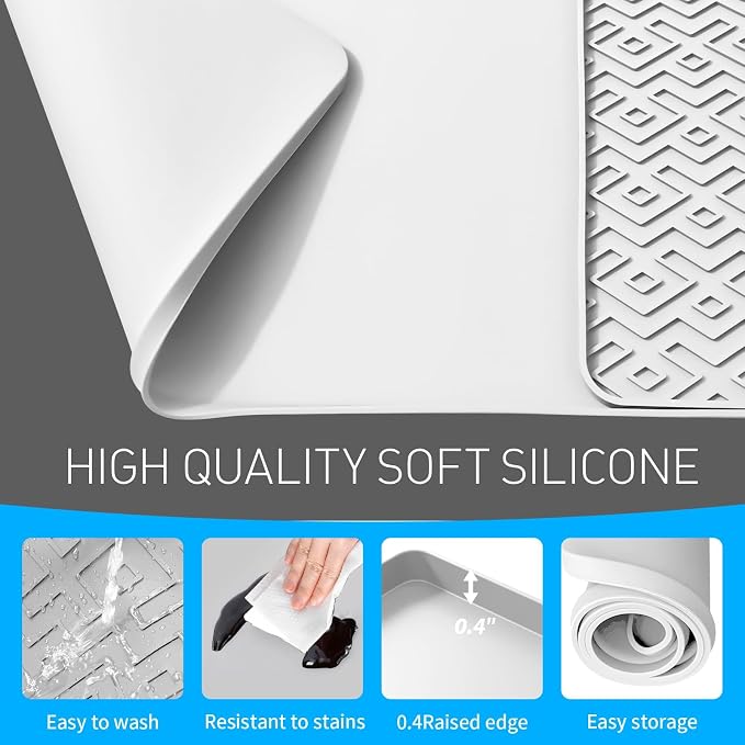 Silicone Coffee mat 24''x16'' – Non-Slip Bar Mat - Image 6