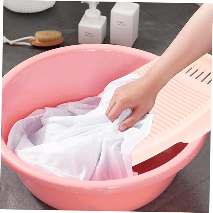 -Slip Laundry Scrub Board Sturdy Dormitory Washboard Mini Washing Board - Image 4
