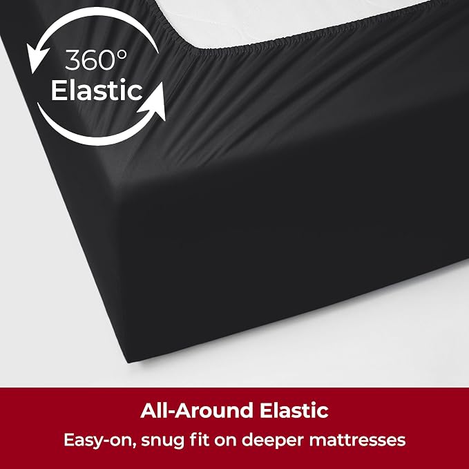 Mellanni Extra Deep Twin Sheets - Image 5