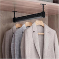 Top Mounted Closet Hanging Rod, Metal Wardrobe Pole by Unknown