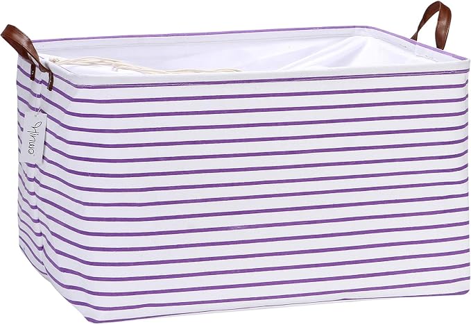 Hinwo 70L Extra Large Storage Bins, Closet Organizers and Storage, Foldable by Hinwo