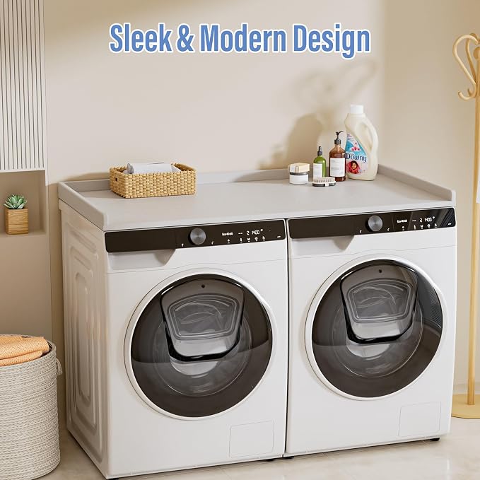 LEBENGURU No-Installation HDPE Washer Dryer Countertop - Image 3
