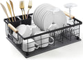 Dish Drying Rack with Stone Drying Mat, Dish Drainer and Diatomaceous Earth by Lalaunicky