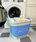 SAMMART 40L Collapsible Plastic Laundry Basket-Portable Pop Up Storage by SAMMART