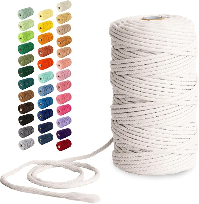 Nook Theory Macrame Cord - 4mm 109 Yards Cotton Rope by NookTheory