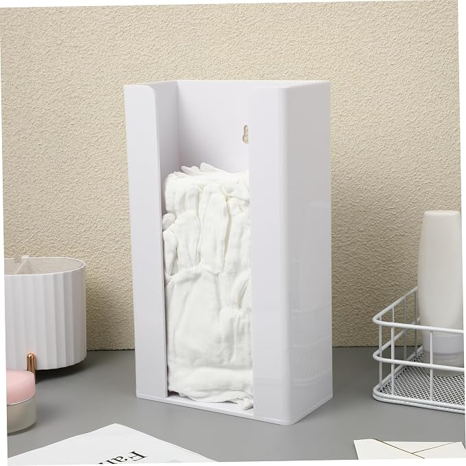 Cabilock Disposable Gloves Storage Case Wall Mount Acrylic Glove Box - Image 5