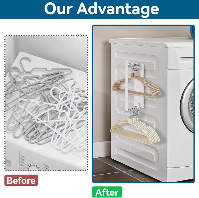 Magnetic Hanger Organizer Stacker, Strong Magnetic Hanger Holder - Image 6