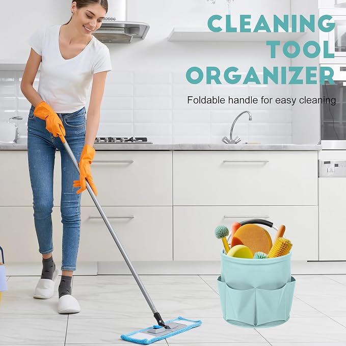 Cleaning Caddy for Cleaning Supplies, 17L Cleaning Supply Caddy - Image 3