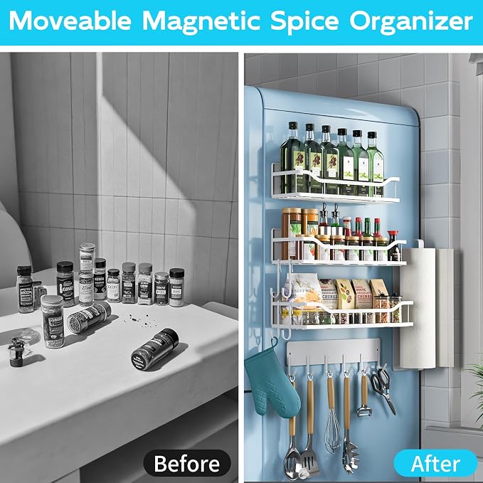 Multifunctional Magnetic Shelf for Washing Machine, Refrigerator, and Any Metal - Image 6