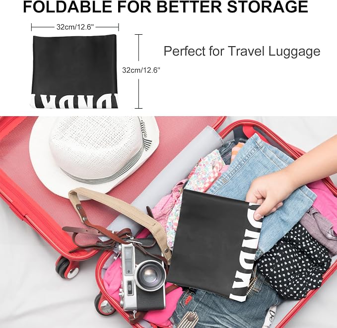 2 Pack XL Travel Laundry Bag, Machine Washable Dirty Clothes Organizer - Image 5