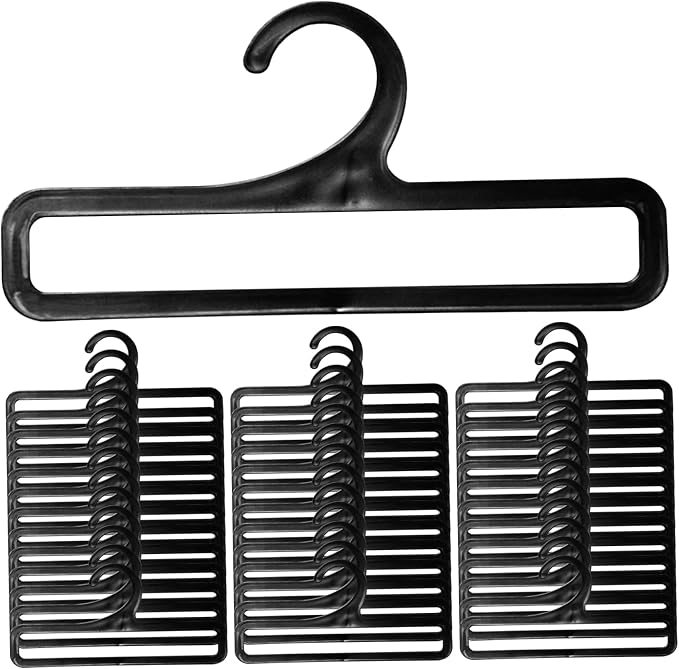 Towel Hanger, Scarf Hanger 50Pcs 6.7x3.2in Flexible Leggings Rectangular Pants - Image 5