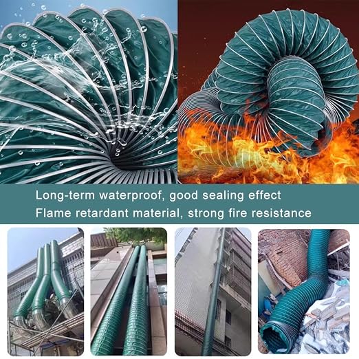Long Heavy-Duty Dryer Hose Vent Kit, Flexible Duct Hosing - Image 2