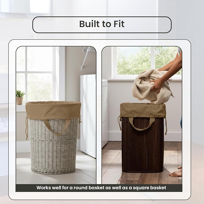 LFH Home Large Premium Cotton Canvas Laundry Bag - Image 7