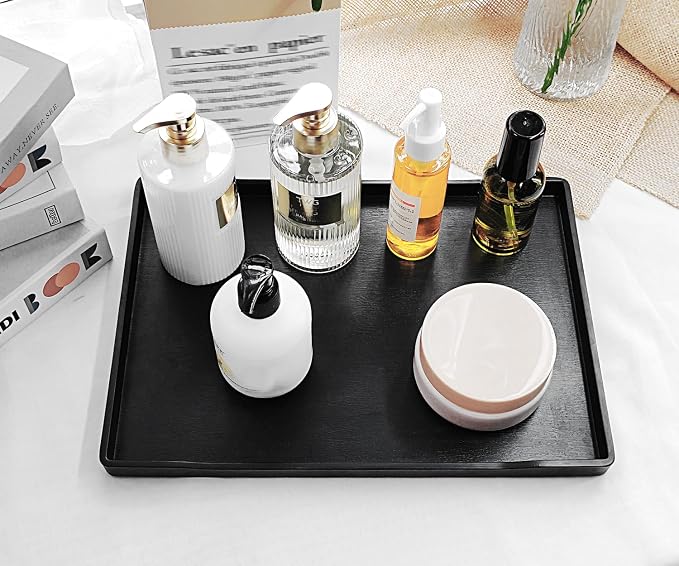Black Serving Tray for Serving Accessory, Perfume and Display Use. - Image 3