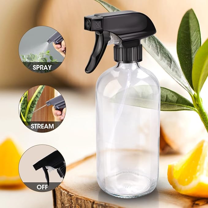 Wedama Glass Spray Bottles, 16 oz Glass Spray Bottles - Image 2