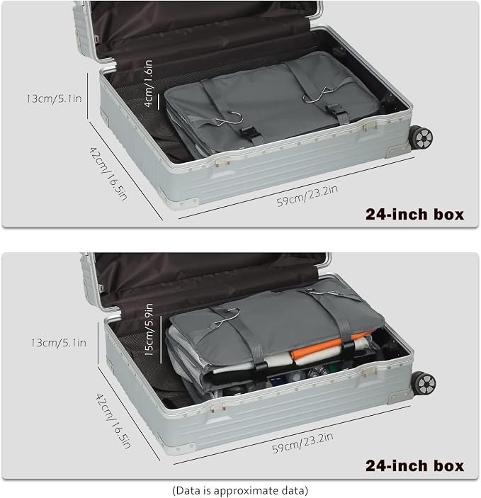 ELEZAY Hanging Packing Cubes Portable Closet Shelves Travel Collapsible - Image 4