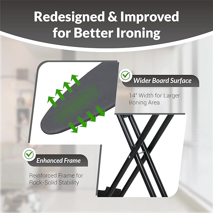 2026 Enhanced Ironing Board, Folding Iron Board - Image 3