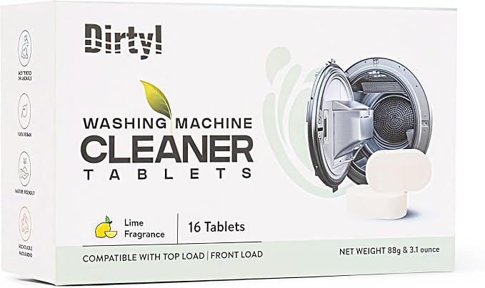 Washing Machine Cleaning Tablets, Lemon Scent – Deep Clean Descaler by Unknown