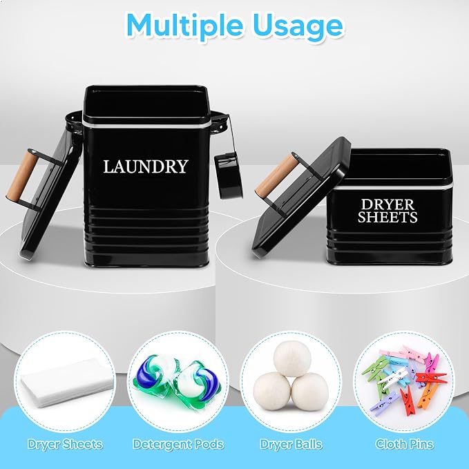 Metal Laundry Powder Container - Image 5