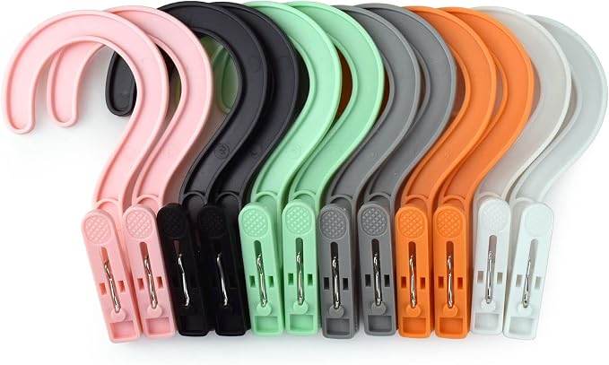 Laundry Hooks Boot Hangers Plastic Clothes Pins Hanger Clips by Mugtel