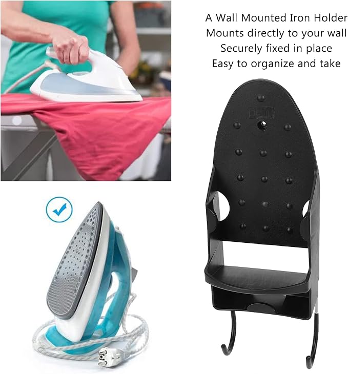 Over The Door Ironing Board Rack Electric Iron Holder - Image 4