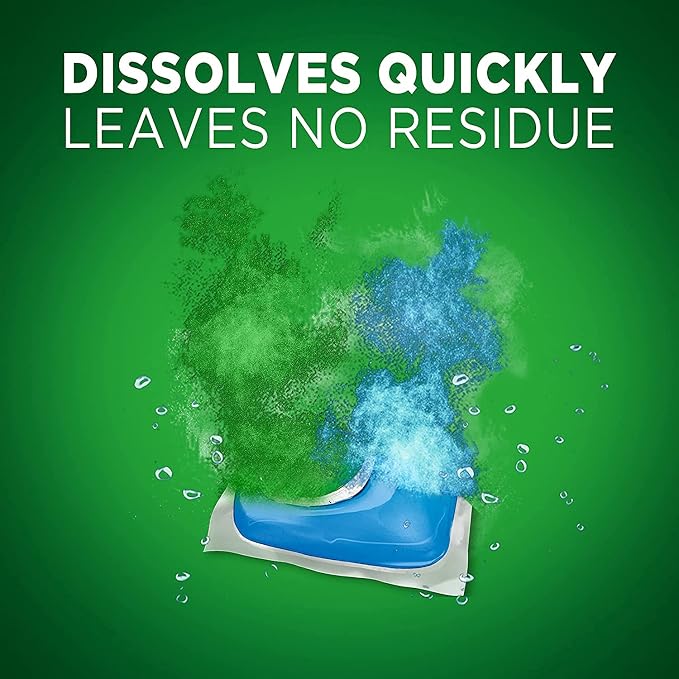 Cascade Complete Dishwasher Pods, Dishwasher Detergent, Lemon Scent ActionPacs - Image 3
