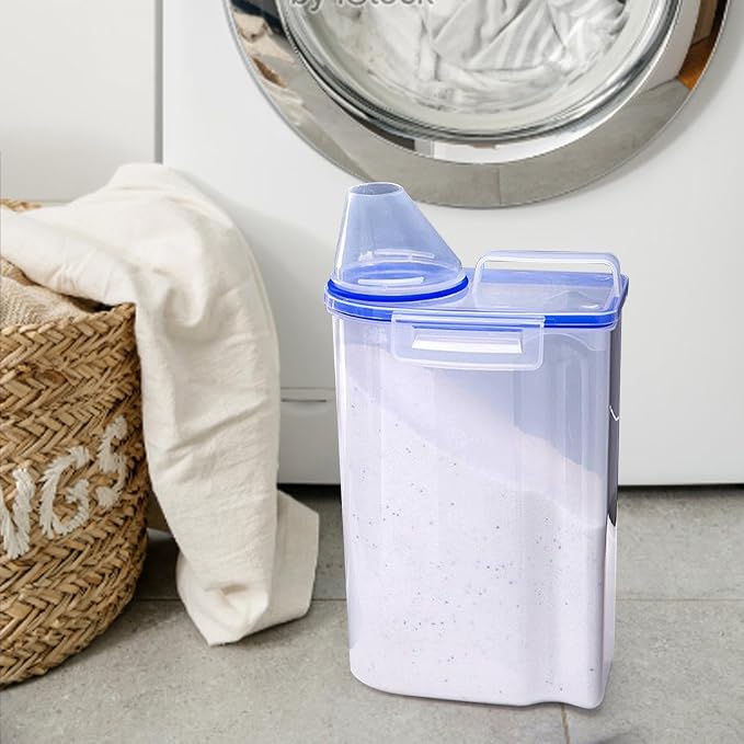 Laundry Powder Storage Container Organizer, 2L Portable Multipurpose Laundry - Image 3