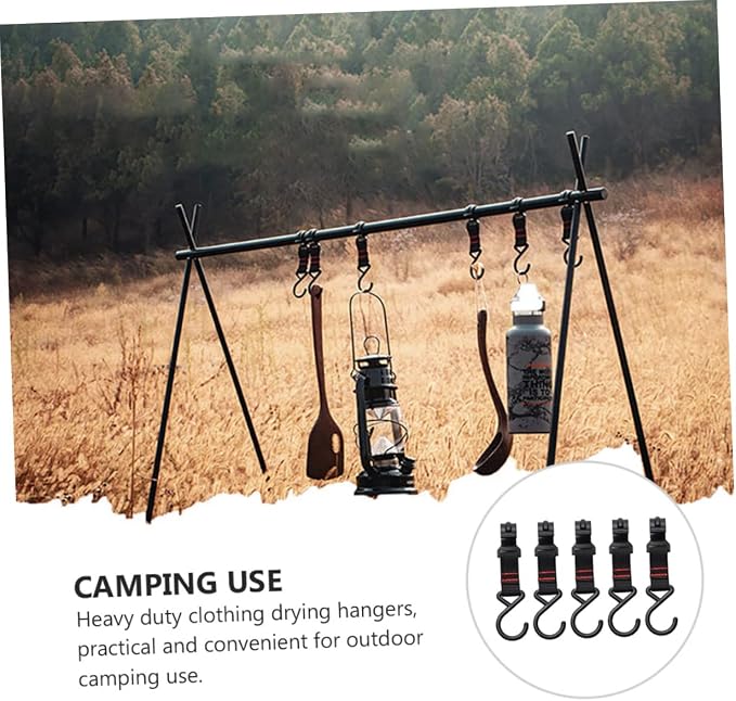 Camping Hook Portable for Hooks Camping Accessory Hanger Awning Hook Hangers - Image 7