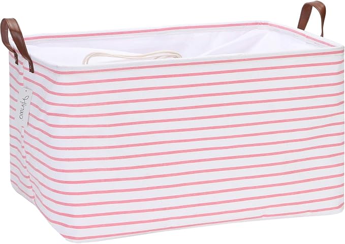 Hinwo 70L Extra Large Storage Bins, Closet Organizers and Storage, Foldable by Hinwo