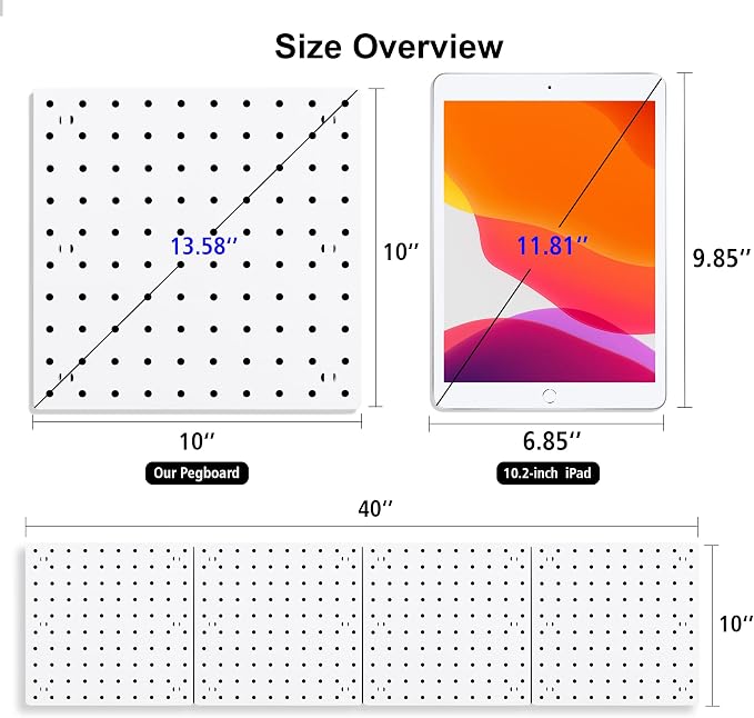 Pegboards, Pegboard Wall Organizer Panels, Peg Boards - Image 6