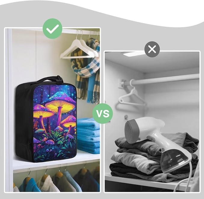 Glowing Mushroom Portable Steamer Iron Storage Bag - Image 4
