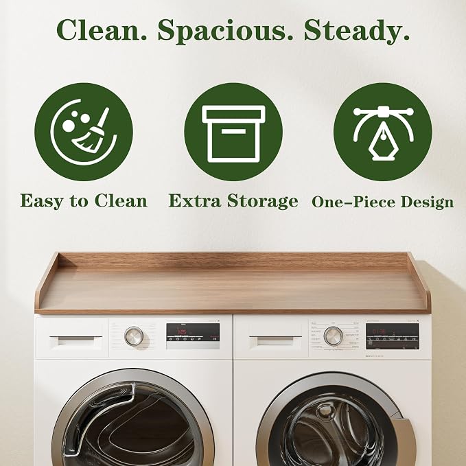 Washer Dryer Countertop, 27.6" x 54" Laundry Countertop - Image 5