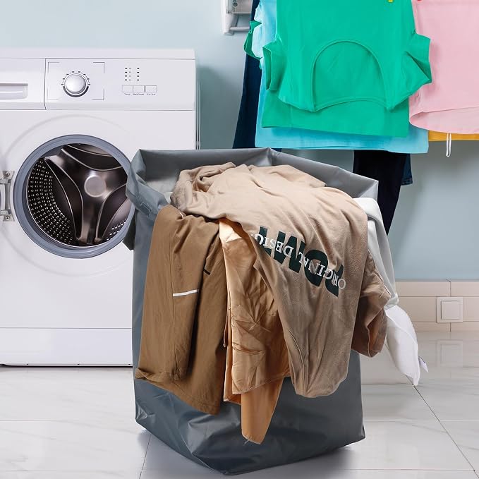5 Pcs Travel Laundry Bag with Handles and Drawstring Large Nylon Laundry Bag - Image 5